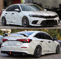 For 2022-25 Honda Civic GF Bodykit Pearl White Bla