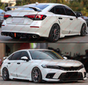 For 2022-25 Honda Civic GF Bodykit Pearl White Bla