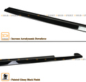 CMST Style Gloss Black Side Skirt Extension For 19