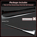 For 18-24 Toyota Camry Yofer Celestial Silver Blac