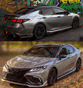 For 18-24 Toyota Camry Yofer Celestial Silver Blac