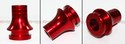 M10 X 1.5 JDM RED ALUMINUM SHIFT KNOB BOOT RETAINE