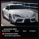 For 20-26 Toyota GR Supra A90 MK5 CTM Real Carbon 