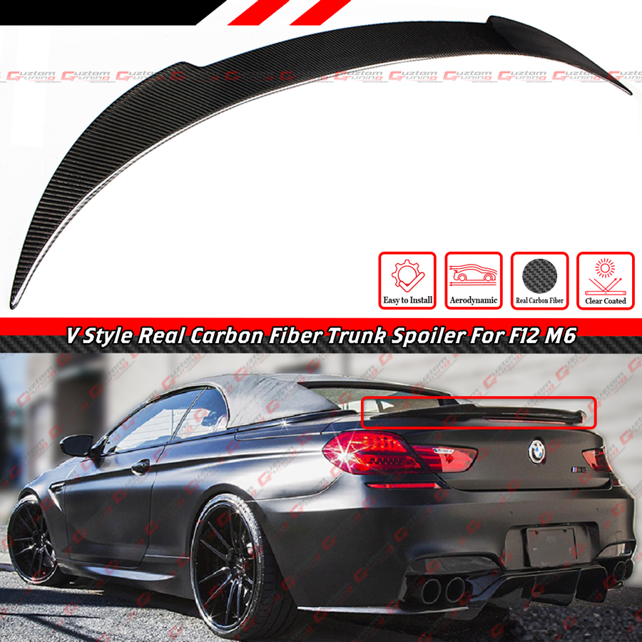 For 2012-16 BMW F12 640i 650i M6 CONVERTIBLE V CARBON FIBER TRUNK 