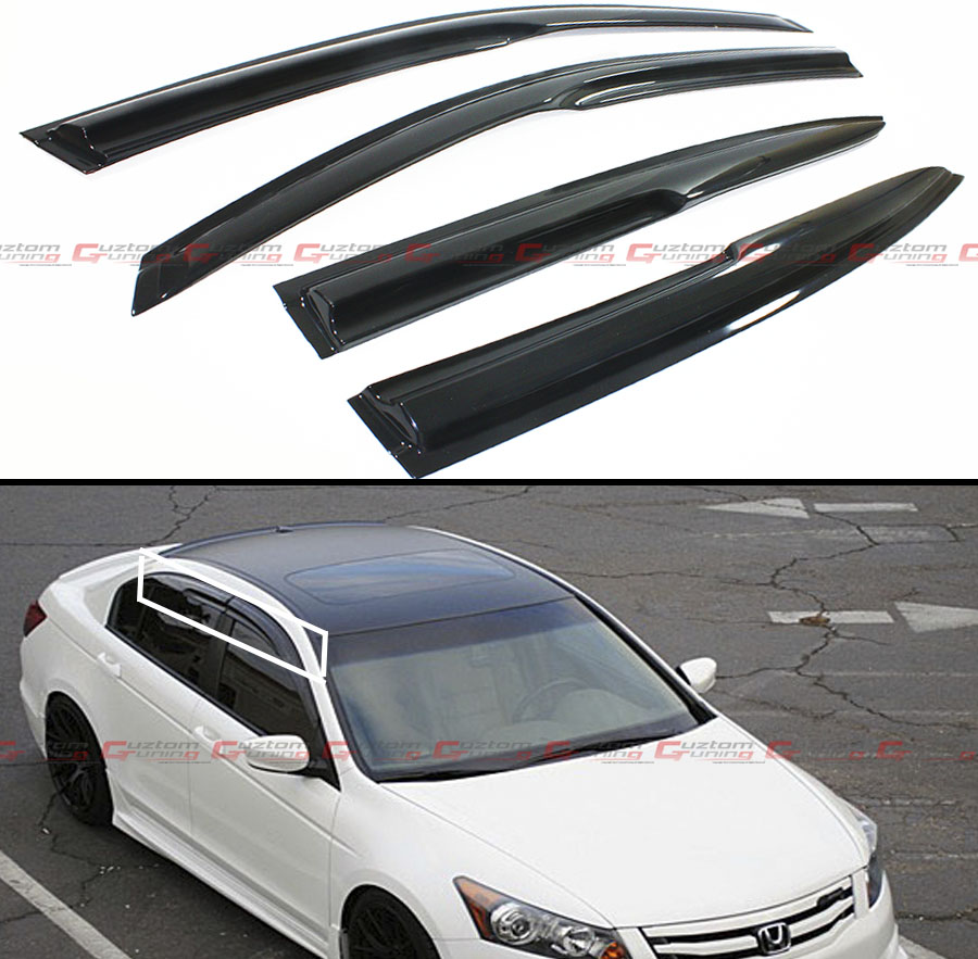 Splash Guards & Mud Flaps For Honda Accord For Honda Accord 2008 2012 Jdm Mugen Style Side Window Vent K 990569 - Foto 7