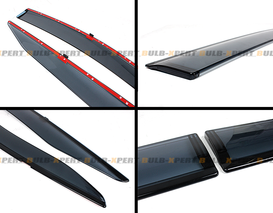 JDM Low Profile Window Visors For 2023-2025 Toyota Prius XW60 – 4pc Smoke Set
