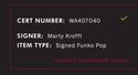 Funko Pop 898 H.R. Pufnstuf Signed Marty Krofft 20