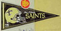 New Orleans Saints Cling Pennant Old Helmet Pre Fa