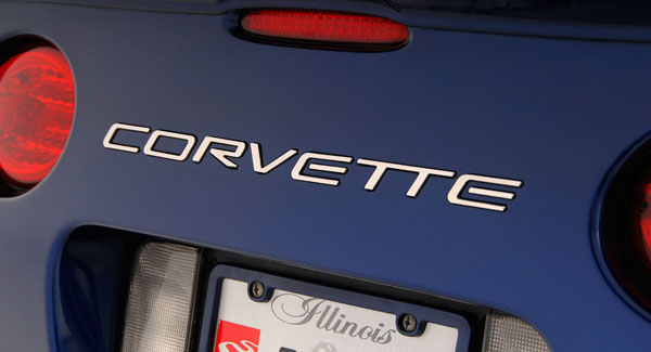 c5 corvette rear hatch emblem