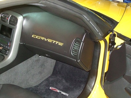 Details About C6 Corvette 05 13 Domed Custom Painted Lettering Dash Bumper All Oem Colors