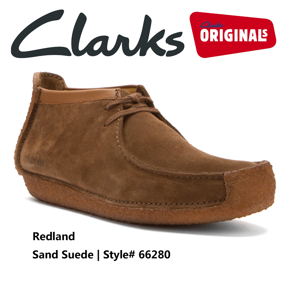 Clarks Men's Redland Boot,Sand Suede 66280 | eBay