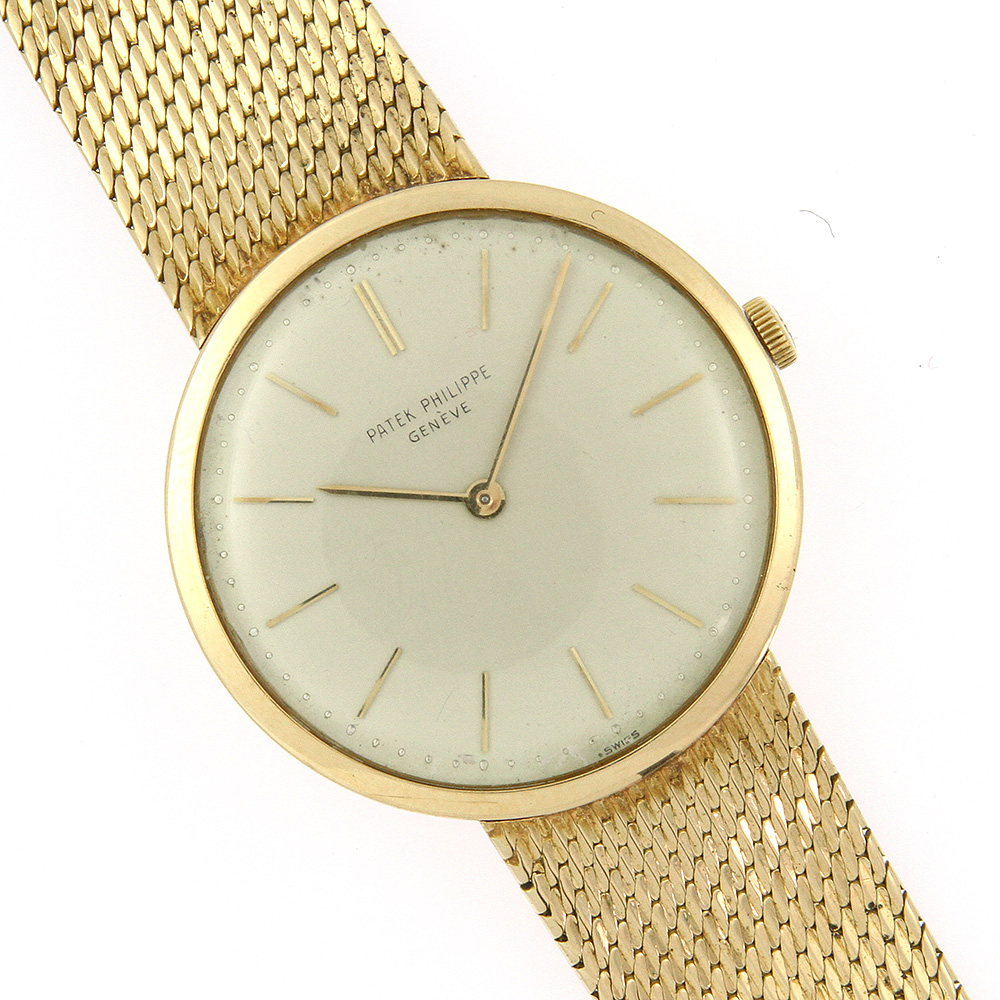 Patek Philippe 18k Solid Gold 3484/2 1960's Mens Watch Calatrava