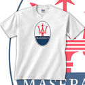 Maserati Luxury Italian Automobile Logo T-Shirt Ne