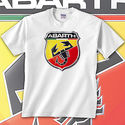 Fiat 500 Abarth Emblem Scorpion Shield Logo T-Shir