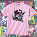 Monster High Color Shield Logo The Ghoulest T-Shir