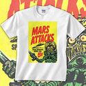 Mars Attacks Comic Space Adventure Gum T-Shirt New