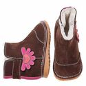 LITTLE BLUE LAMB SQ-C5805 Brown Girl Fleece Lined 
