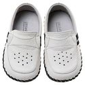 LITTLE BLUE LAMB BB-A3205 White Baby Boy Soft Sole