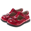 LITTLE BLUE LAMB UI-A121018 Red Girls Toddler Leat