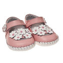 LITTLE BLUE LAMB BB-A27123 Pink Baby Girl Soft Lea