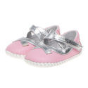 LITTLE BLUE LAMB BB-A21013 Pink Baby Girl Soft Lea