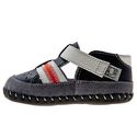 LITTLE BLUE LAMB BB-B3505 Navy Baby Boy Soft Leath