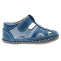 LITTLE BLUE LAMB BB B27127 Navy Baby Boy Soft Leat