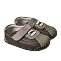 LITTLE BLUE LAMB BB21003 Brown Baby Boy Soft Leath