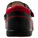 LITTLE BLUE LAMB UI-A7505 Black Boy Toddler  Leath