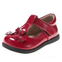 LITTLE BLUE LAMB UI-A121018 Red Girls Toddler Leat