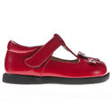 LITTLE BLUE LAMB UI-A121018 Red Girls Toddler Leat