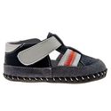 LITTLE BLUE LAMB BB-B3505 Navy Baby Boy Soft Leath
