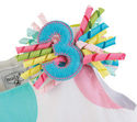 MUD PIE I'm 3  Birthday Dress Baby Toddler Girl Wi