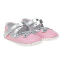 LITTLE BLUE LAMB BB-A21013 Pink Baby Girl Soft Lea