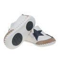 LITTLE BLUE LAMB BB-A121014 Whit Baby Boy Soft Lea