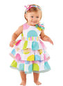 MUD PIE I'm 1 Birthday Dress Baby Toddler Girl Wis