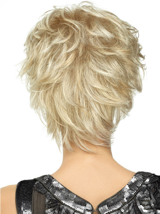 Short Shaggy Haircuts Back View - Wavy Haircut