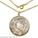 $100 JUGOSLAVIA COIN 1987 BIRTHDAY NECKLACE IN 18K