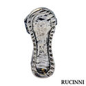 Rucinni Black White and Silver Slipper Charm Penda