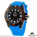 ADEE KAYE SPORTS BLUE BLACK DIAL BRAND NEW  WATCH 