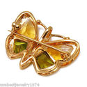NATURAL MULTICOLOR GEMSTONE PENDANT BROOCH MADE in