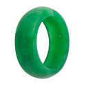 UNIQUE HANDMADE FROM SOLID NATURAL GREEN JADE 8 MM
