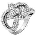 ROUND WHITE CUBIC ZIRCONIA  IN 925 STERLING SILVER