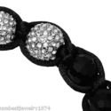 DISCO CRYSTAL 3 BALLS ALL ICED AND 8 BLACK FACETED