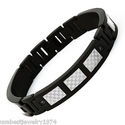 HENRI PUREC GENUINE 0.70 BLACK DIAMOND 24K WHITE G
