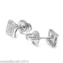 NATURAL DIAMOND 0.05 CTW MICROPAVE SCREW STUD EARR