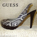 GUESS AMAZING LADY'S ORIGINAL FANCY SHOES ON HEELS