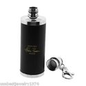 HENRI PUREC Faux Leather 2oz Mini Flask Key Chain
