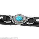 HENRI PUREC Brand New BLACK AND BLUE Genuine Leath