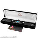 HENRI PUREC Brand New BLACK AND BLUE Genuine Leath